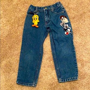 Vintage Looney Tunes Jeans 4T